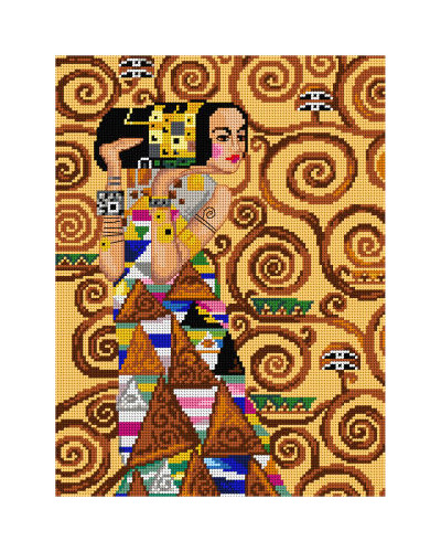 Schemat do haftu G. Klimt Drzewo życia (fragment 1)