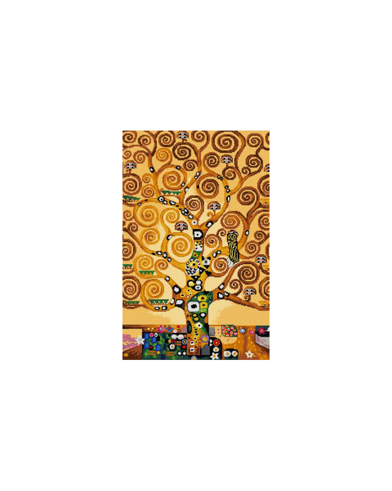 Kanwa z nadrukiem G. Klimt - Drzewo życia Tryptyk 2