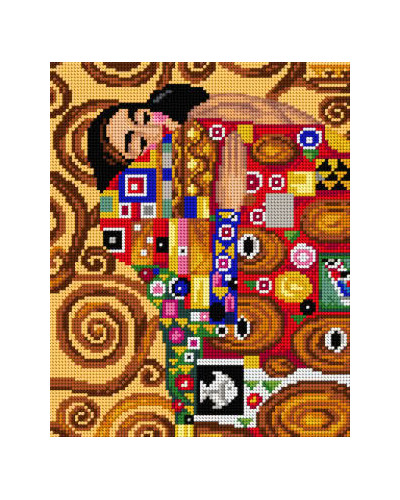 Kanwa z nadrukiem G. Klimt - Drzewo życia (fragment 4)