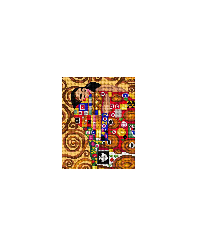 Kanwa z nadrukiem G. Klimt - Drzewo życia (fragment 4)