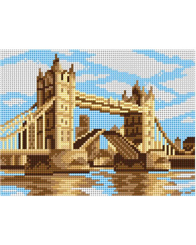 Kanwa z nadrukiem Tower Brdige w Londynie