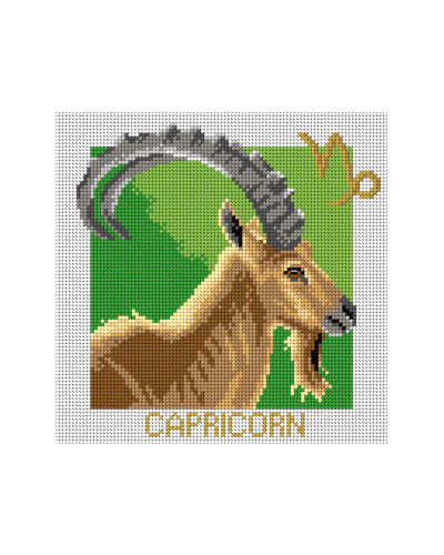 Schemat do haftu Znaki zodiaku - Koziorożec