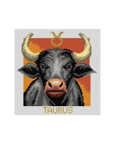 Schemat do haftu Znaki zodiaku - Byk
