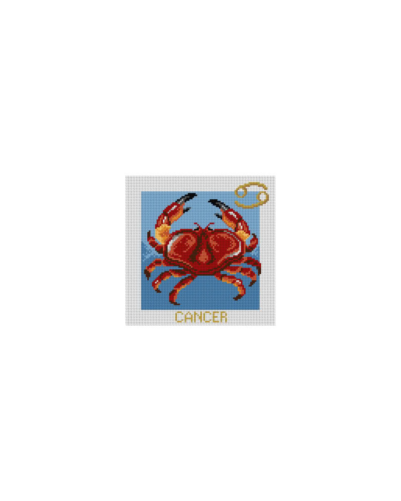 Schemat do haftu Znaki zodiaku - Rak