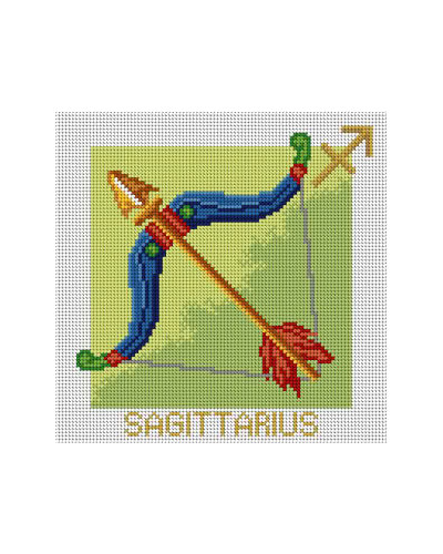 Schemat do haftu Znaki zodiaku - Strzelec