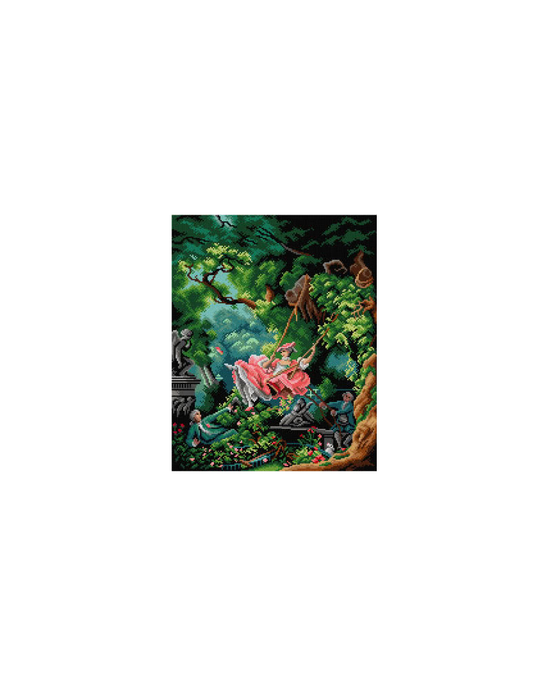 Schemat do haftu J.H. Fragonard - Huśtawka