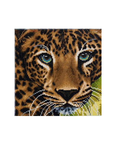 Zestaw do diamond painting obrazek - Lampart