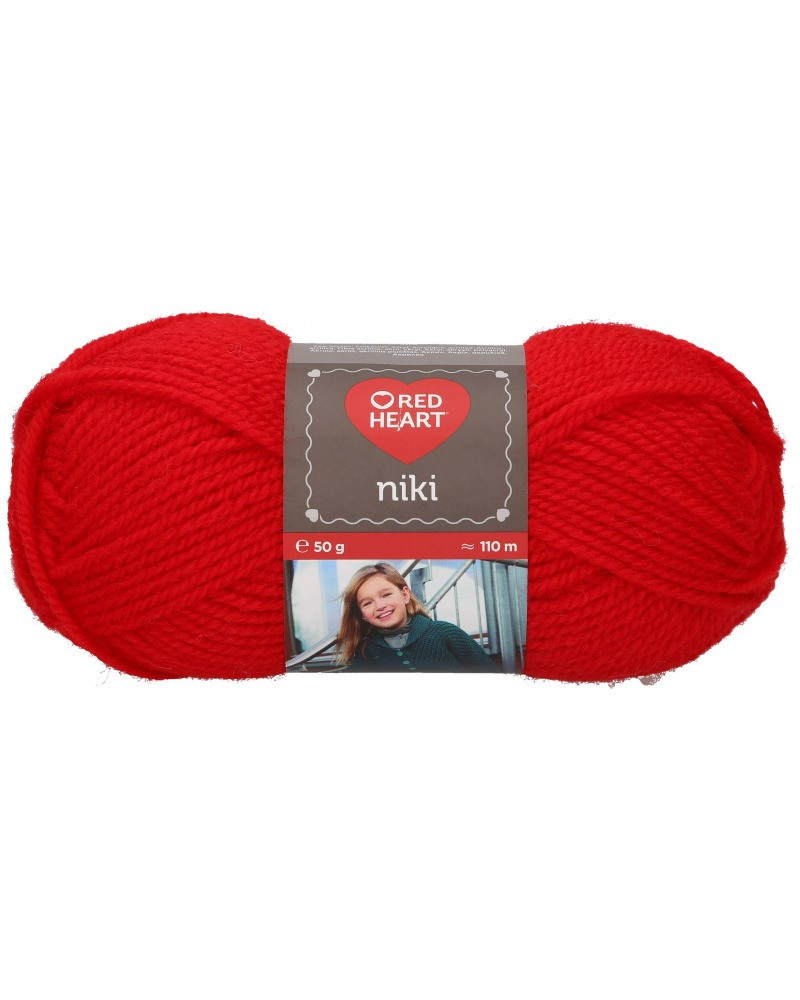 Włóczka Niki - czerwony