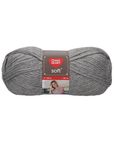 Włóczka Soft - szary