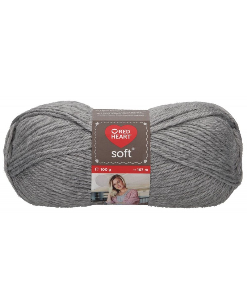 Włóczka Soft - szary