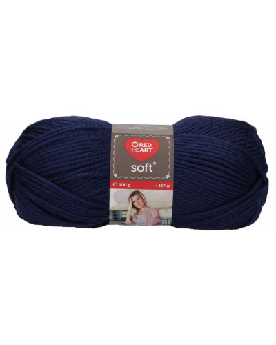 Włóczka Soft - granatowy