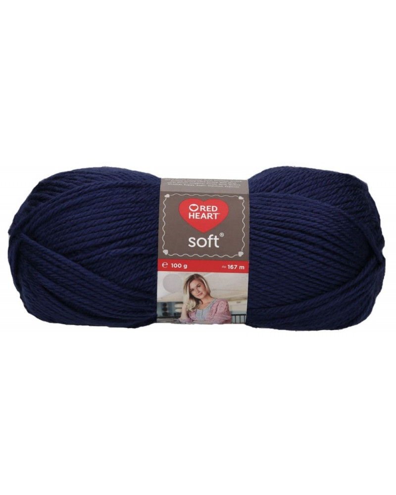 Włóczka Soft - granatowy
