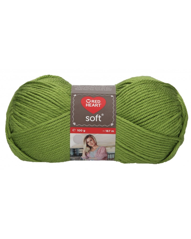 Włóczka Soft - limonkowy
