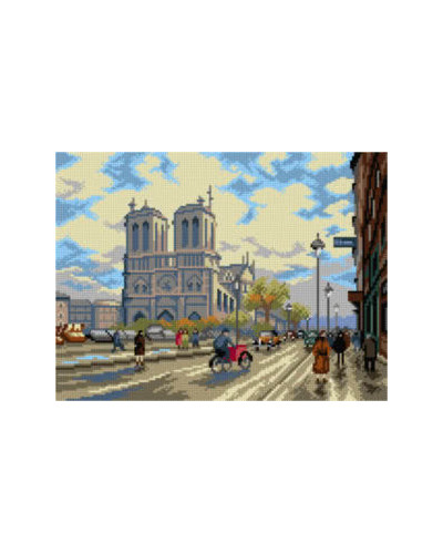 Schemat do haftu H. Malfroy - Notre Dame