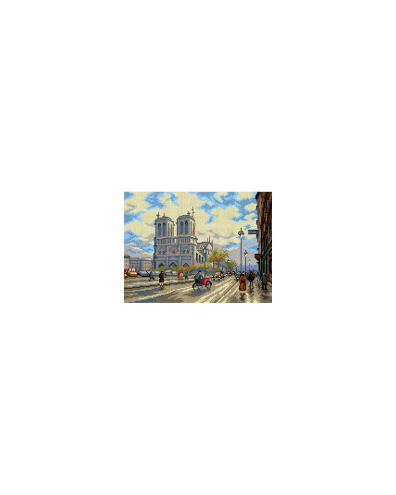 Schemat do haftu H. Malfroy - Notre Dame