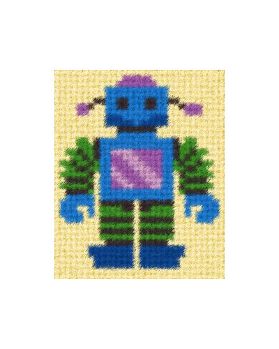 Zestaw do haftu gobelinowego obrazek - Robot