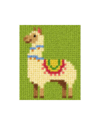 Zestaw do haftu gobelinowego obrazek - Lama