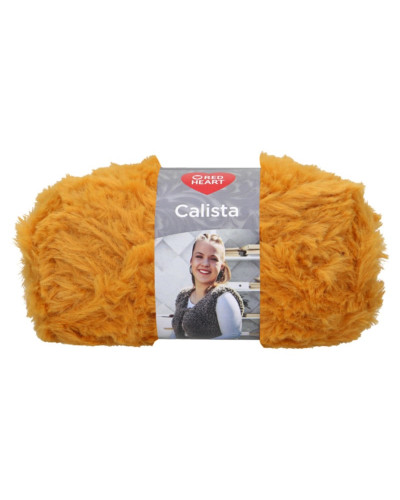 Włóczka Red Heart Calista - Musztardowy