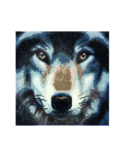 Zestaw do diamond painting obraz - Wilk