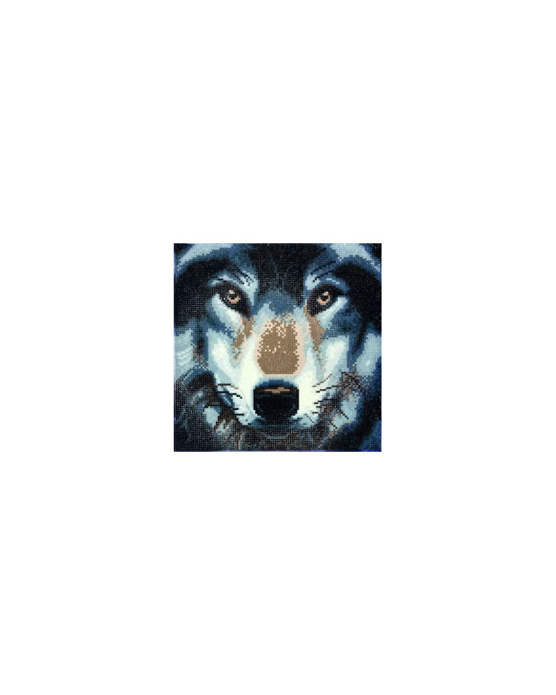 Zestaw do diamond painting obraz - Wilk