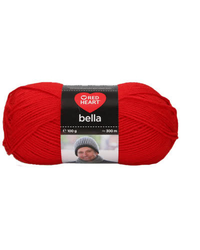 Włóczka Bella - czerwony