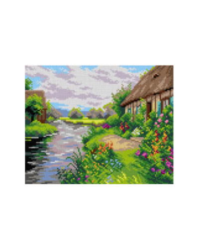 Schemat do haftu Louis Aston Knight - Zakole rzeki