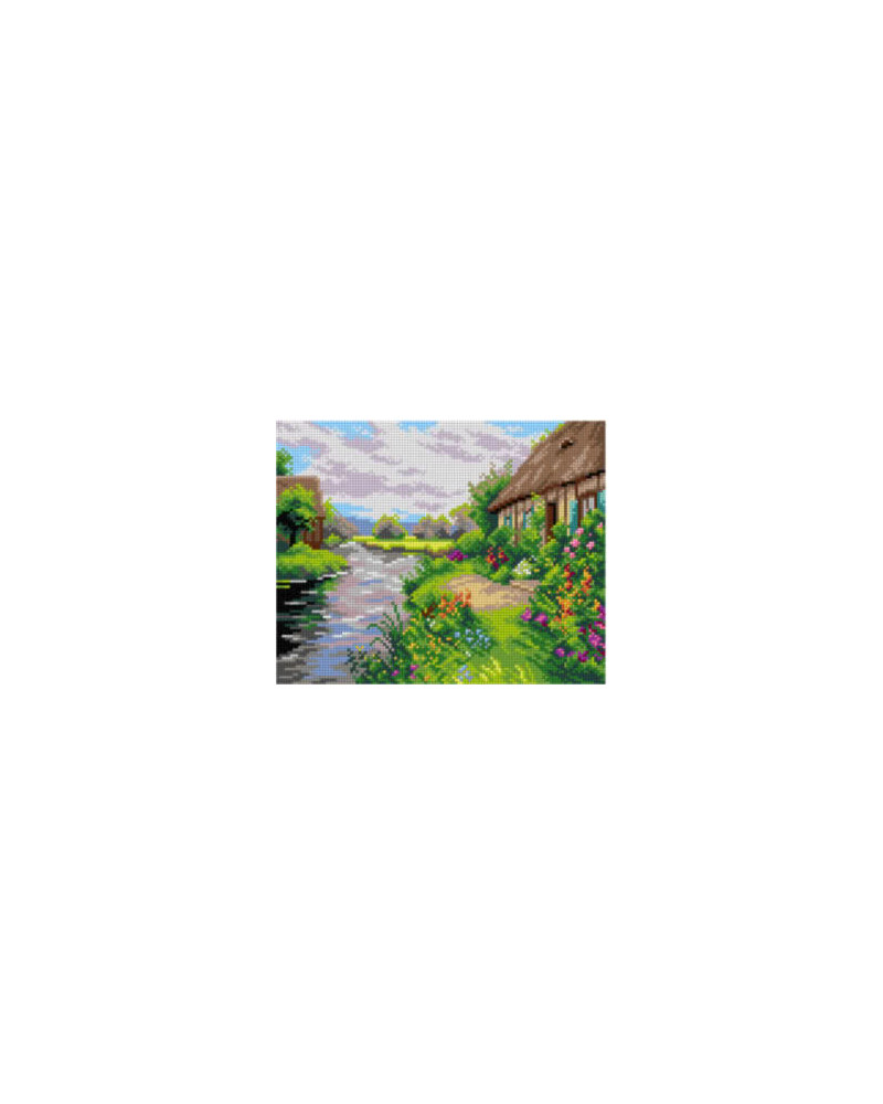 Schemat do haftu Louis Aston Knight - Zakole rzeki