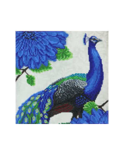 Zestaw do diamond painting obrazek - Kwitnący paw