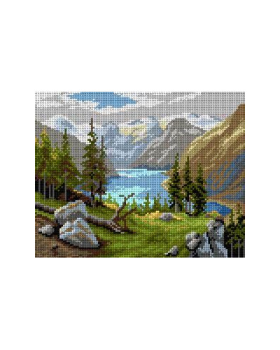 Kanwa z nadrukiem Georg Janny Hallstatt