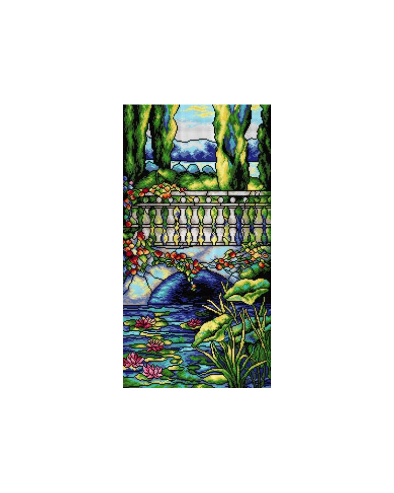 Kanwa z nadrukiem L.C Tiffany 37x70 cm