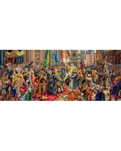 Schemat do haftu Jan Matejko Konstytucja 3-go Maja 1791