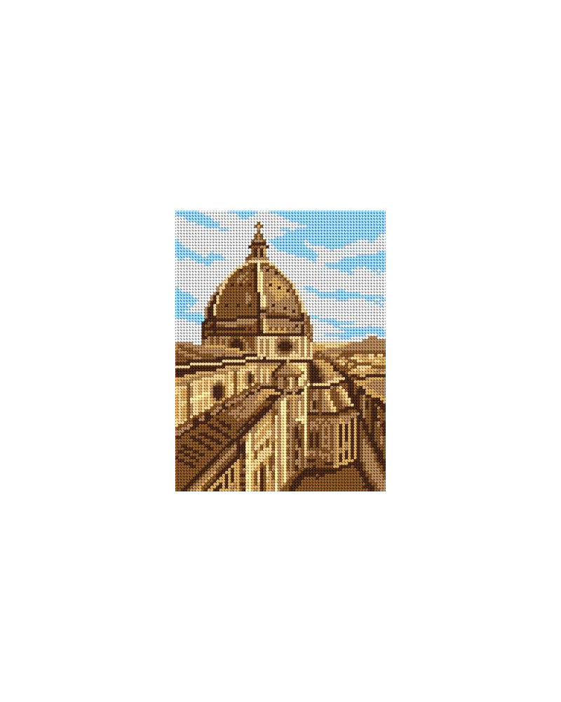 Kanwa z nadrukiem Santa Maria del Fiore Florencja