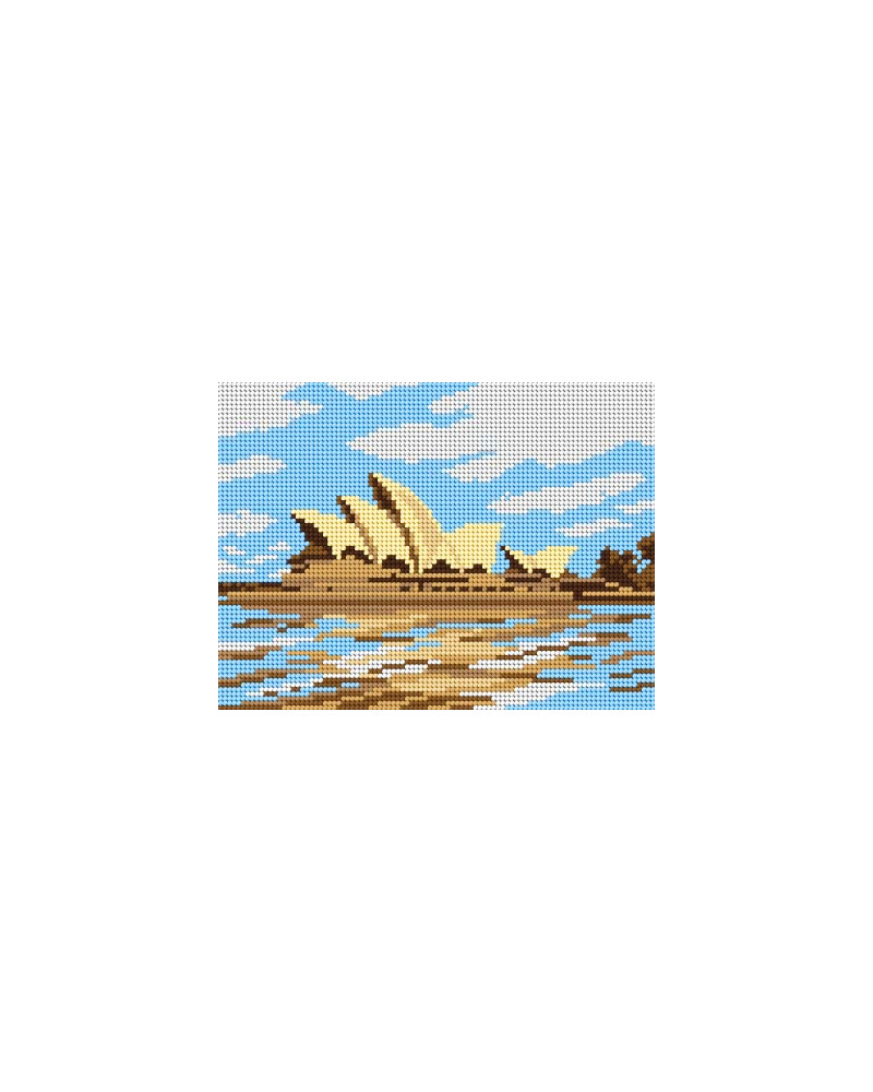 Schemat do haftu Opera - Sydney