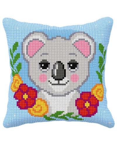 Zestaw do haftu krzyżykowego poduszka – Koala
