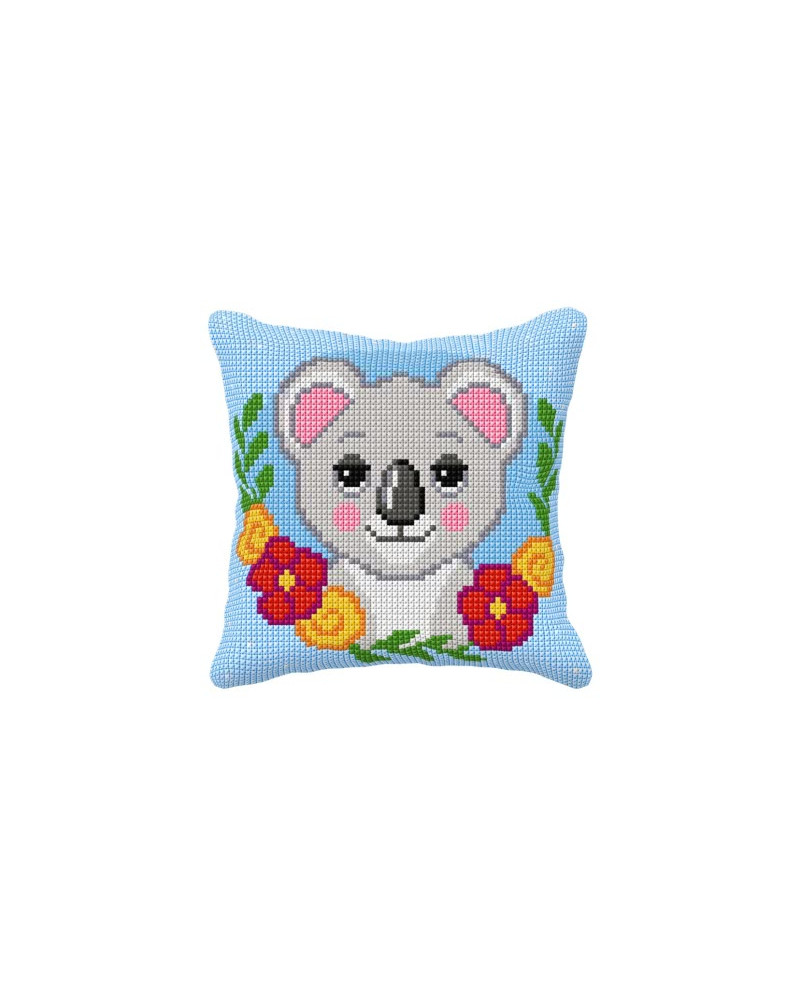 Zestaw do haftu krzyżykowego poduszka – Koala