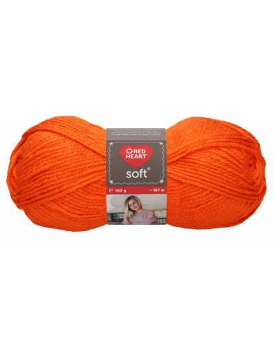 Włóczka Soft - pomarańczowy