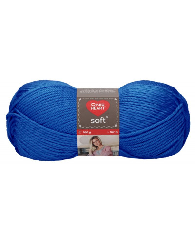 Włóczka Soft - kobaltowy