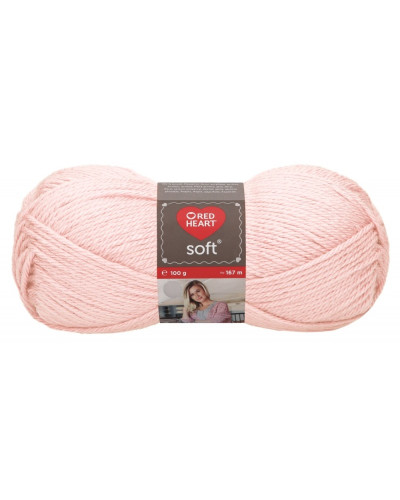 Włóczka Soft - pudrowy róż