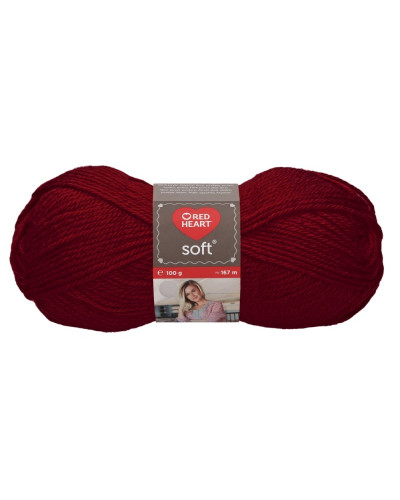 Włóczka Soft - bordowy