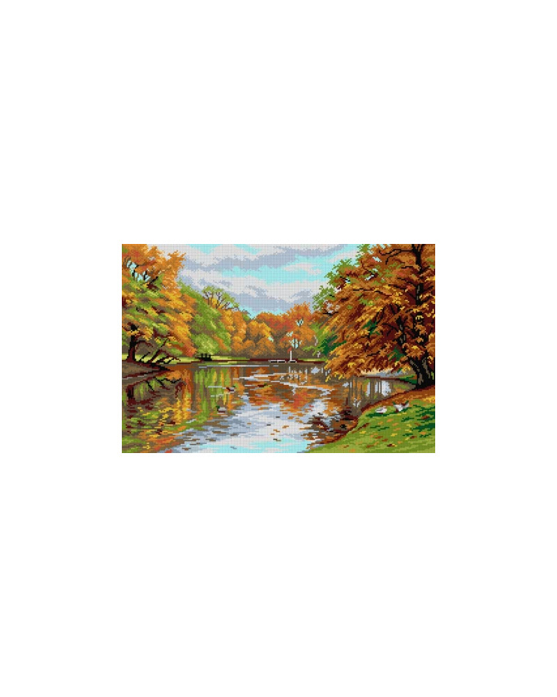 Schemat do haftu Peder Mark Monsted - Ogrody Frederiksberg