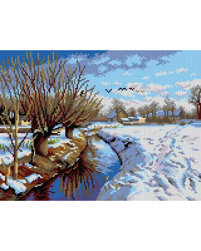 Schemat do haftu Peder Mork Monsted - Zima w Brondbyvester