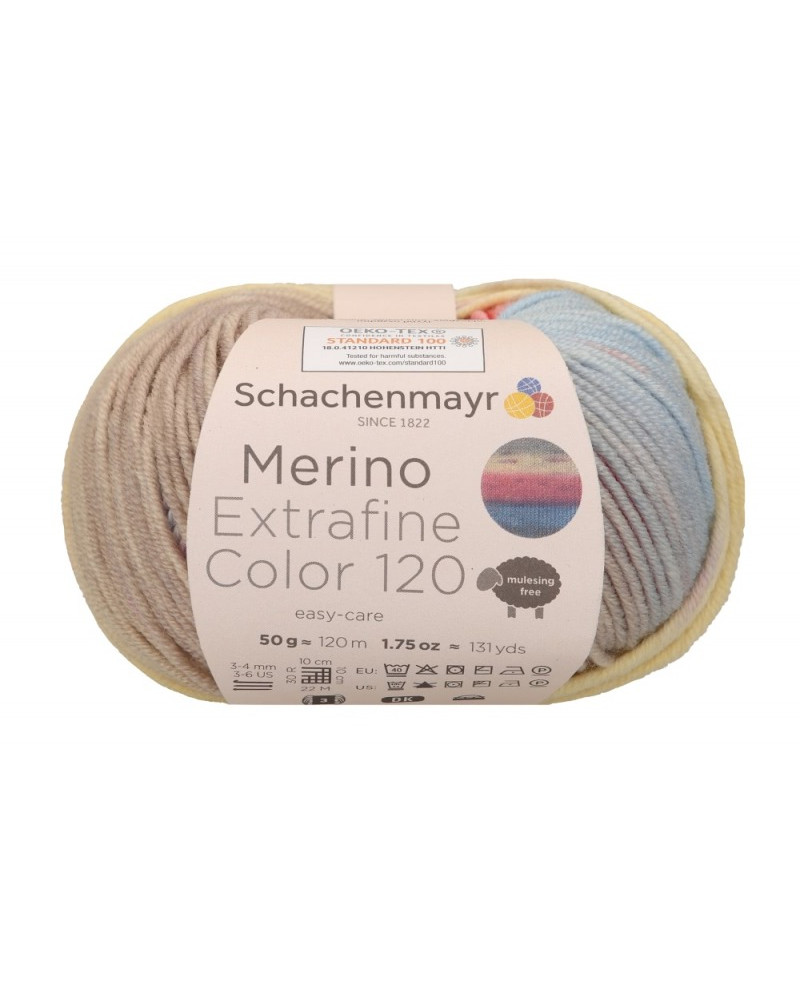 Włóczka Merino Extrafine Color - zachód słońca
