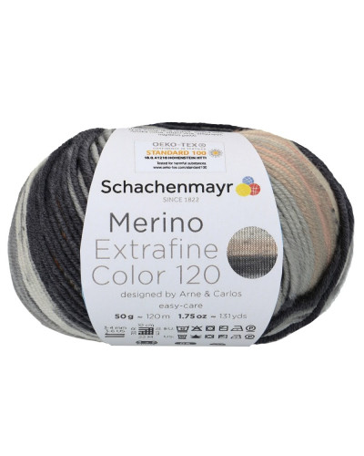 Włóczka Merino Extrafine Color - kamień