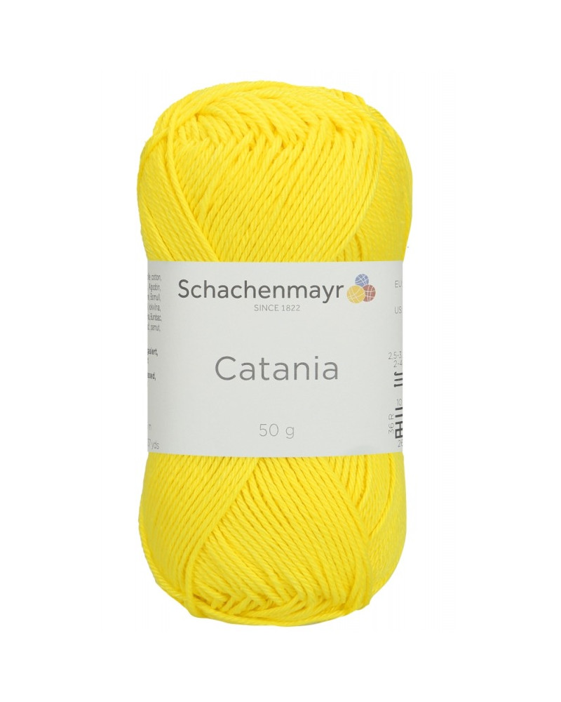 Włóczka Catania - neonowy żółty