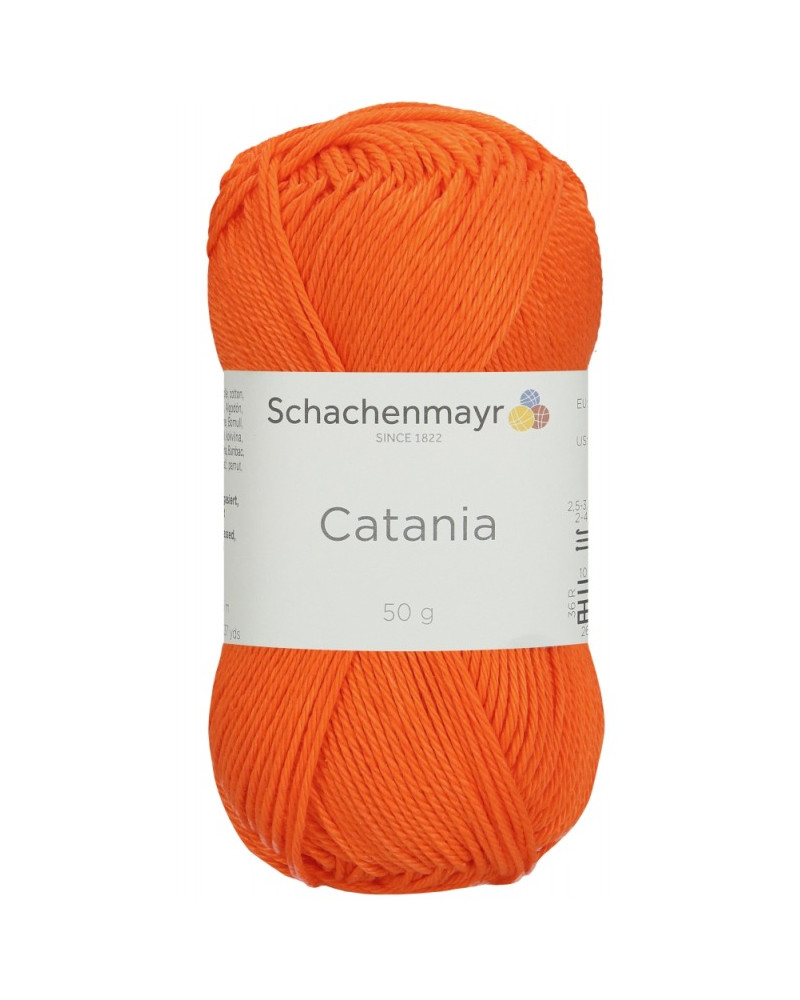 Włóczka Catania - neonowy pomarańczowy
