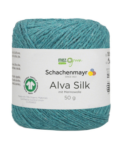 Włóczka Alva Silk - turkus