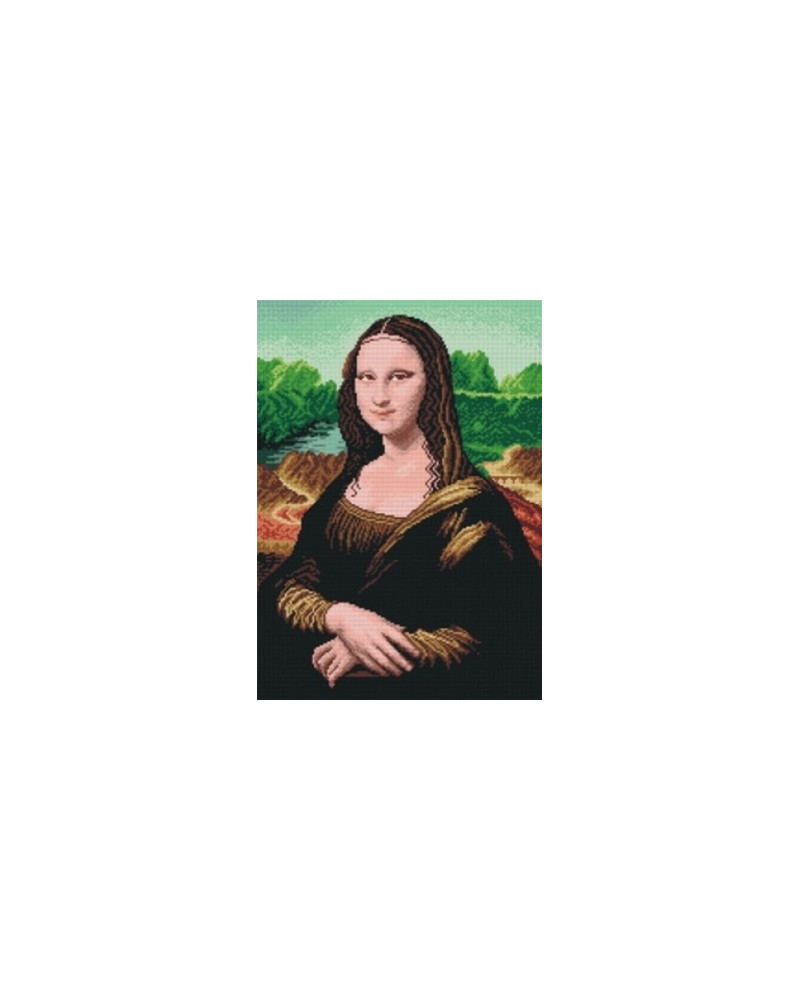 Schemat do haftu L. Da Vinci Mona Lisa