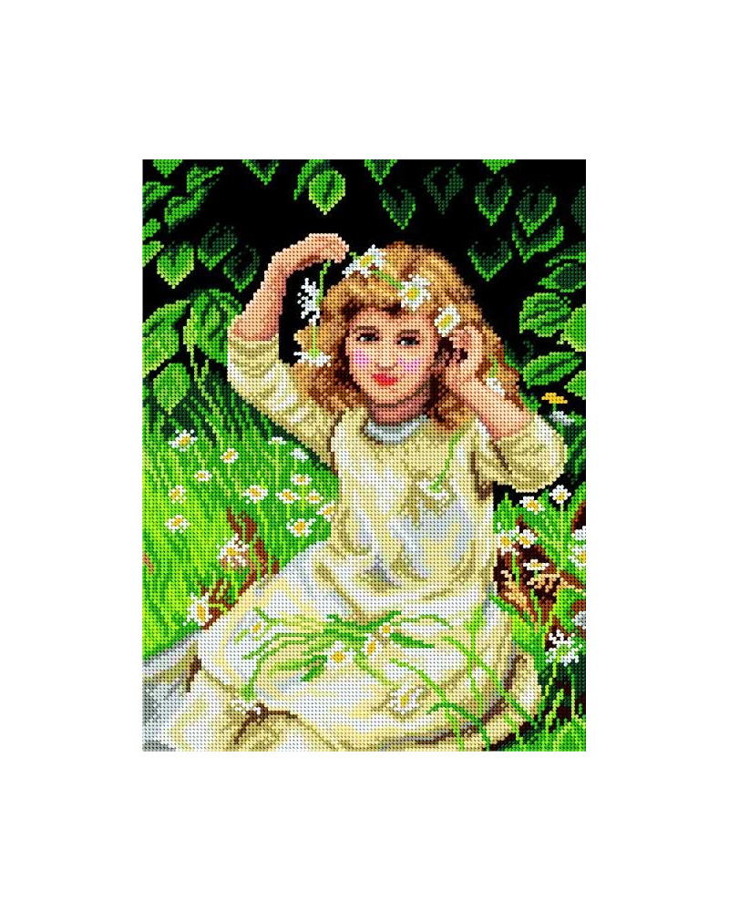 Kanwa z nadrukiem Frederick Morgan - Margerytki