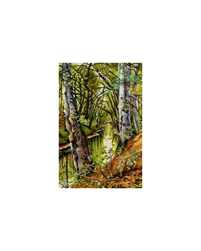 Schemat do haftu Peder Mork Monsted - Wędkarz