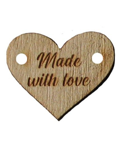 Metka ze sklejki - Made with love